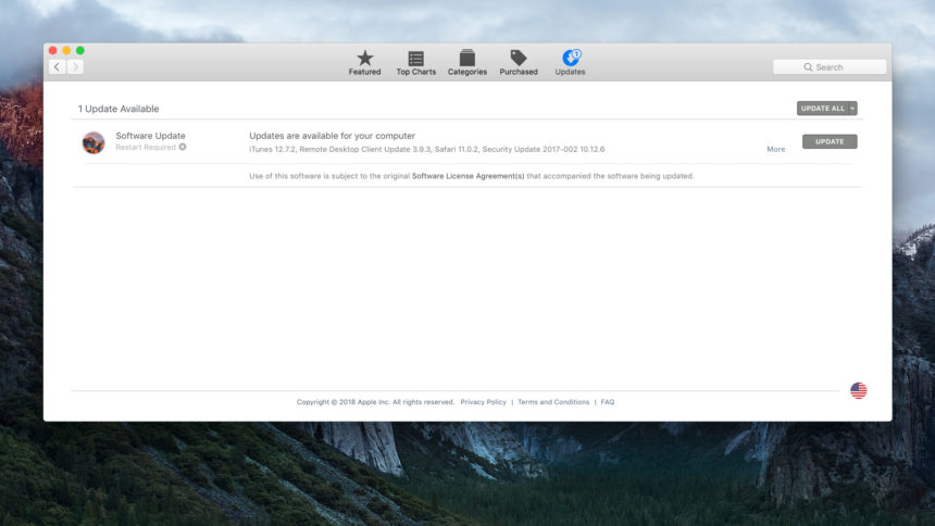 mac app store no upgrade banner