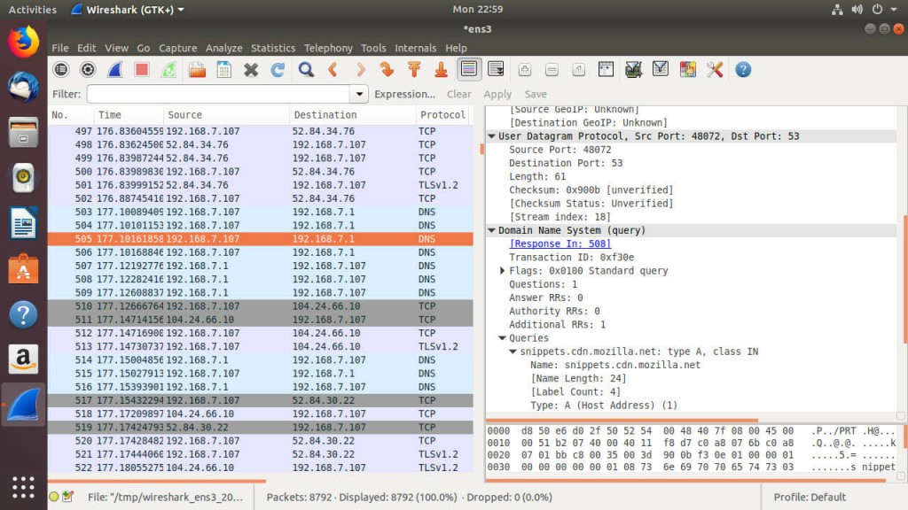 Wireshark Packet Info