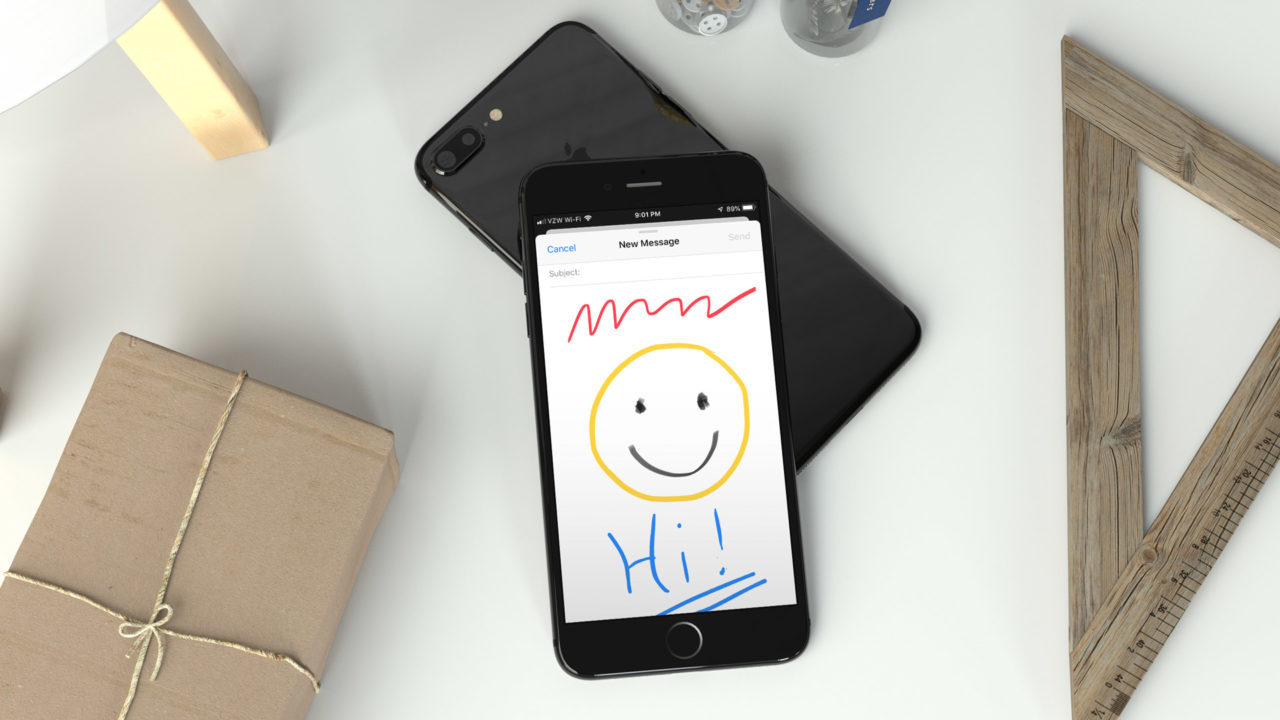 How to Insert a Drawing into an Email on the iPhone