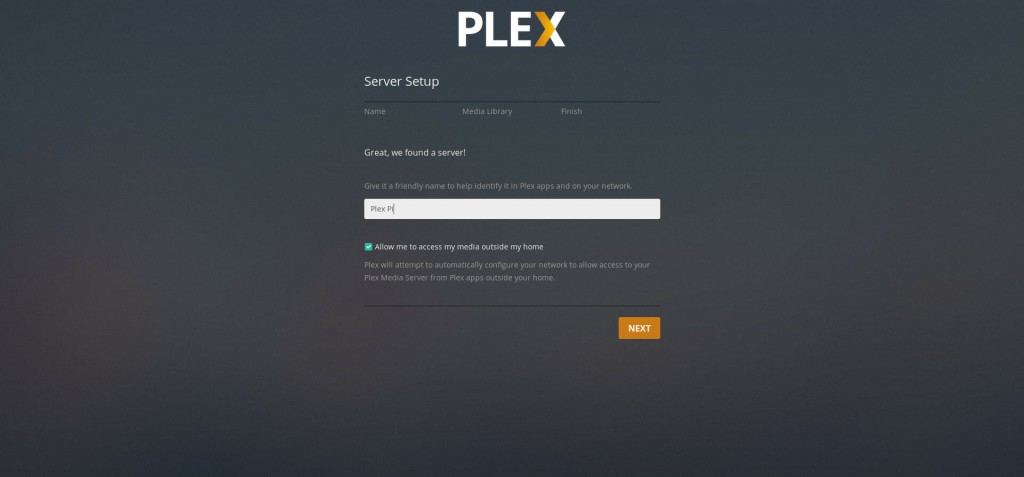 Plex Server Signin