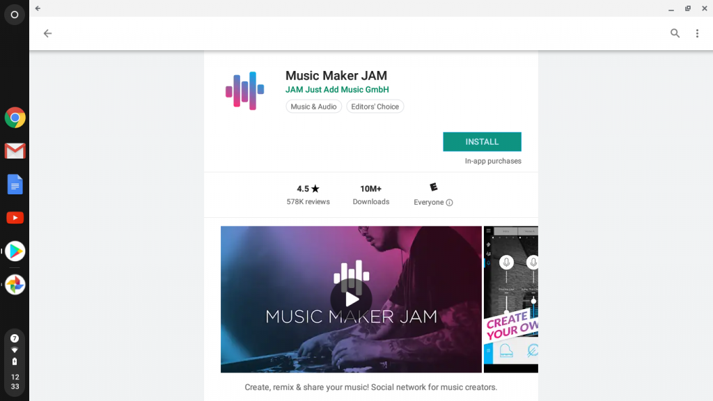 beat making software chromebook