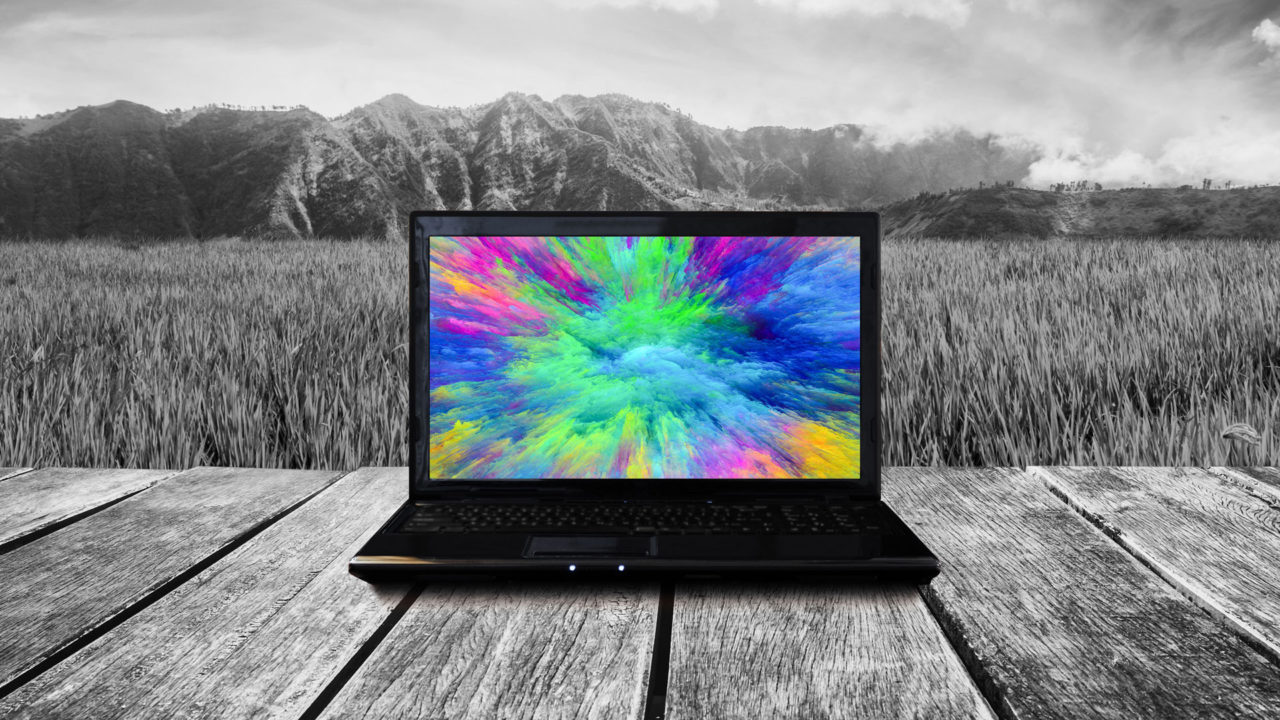 color explosion laptop