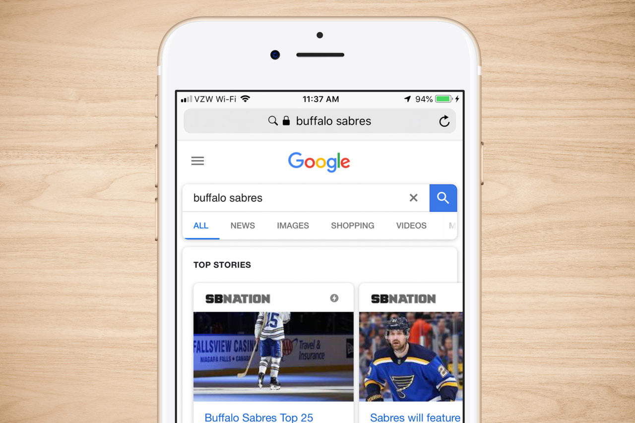 iphone search engine google