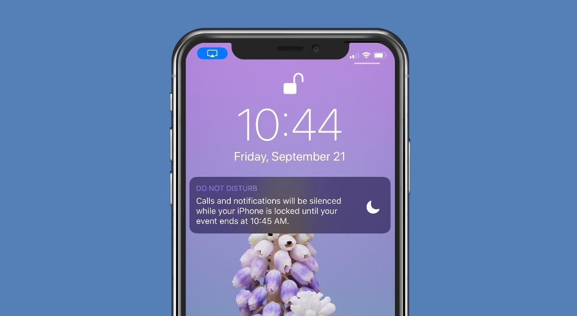 Do Not Disturb on the Lock Screen