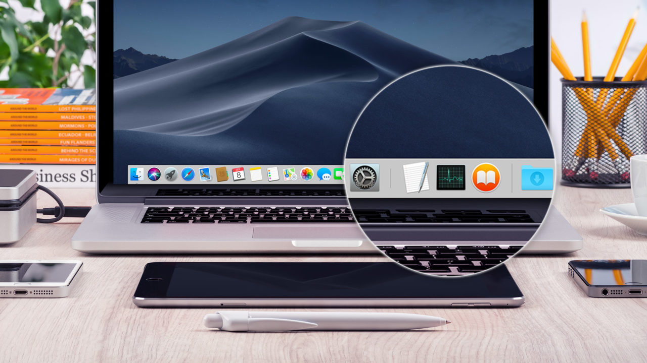 extra icons dock mac mojave