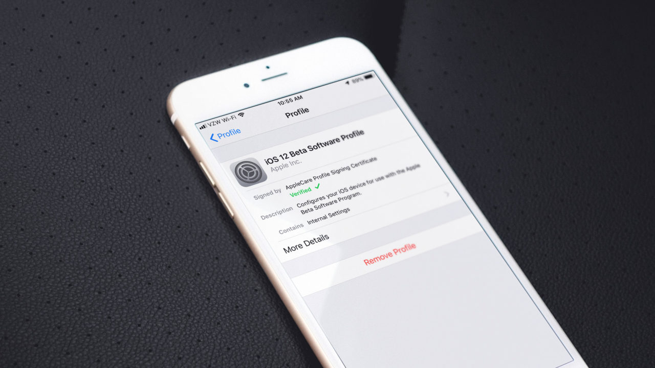 ios beta profile iphone