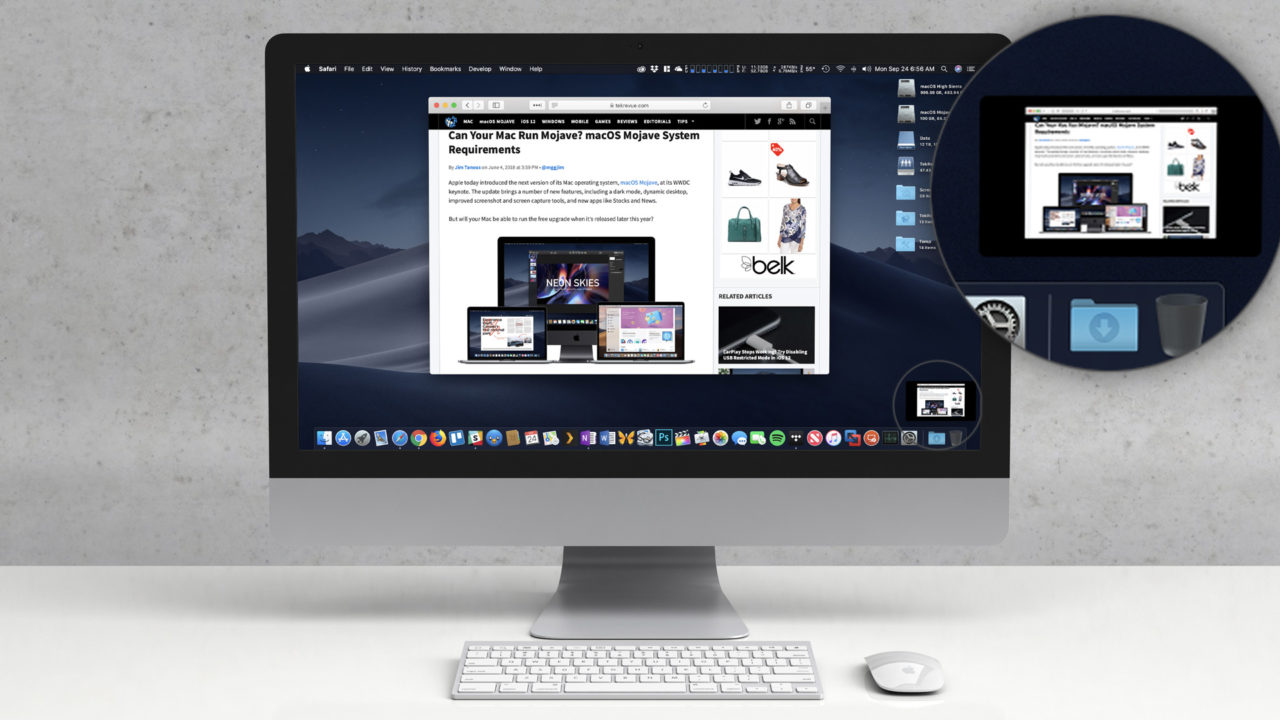 mac mojave screenshot preview