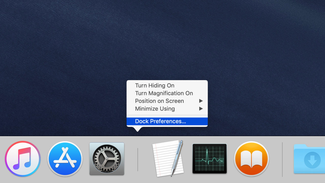 add time icon to mac pro dock