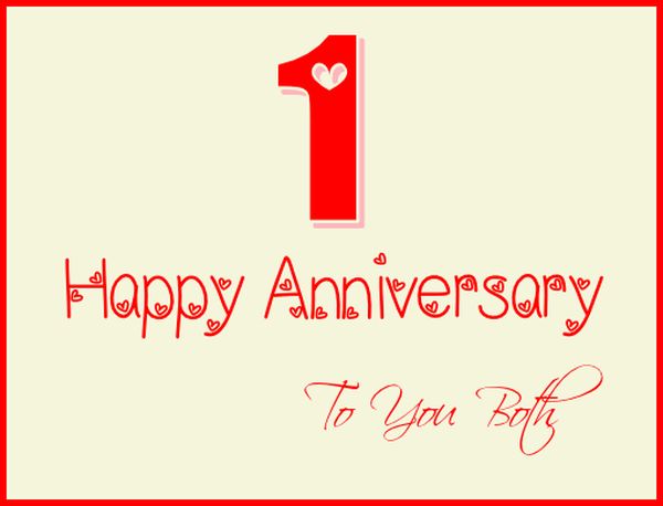 Nice Happy Anniversary to You Both Pics 1