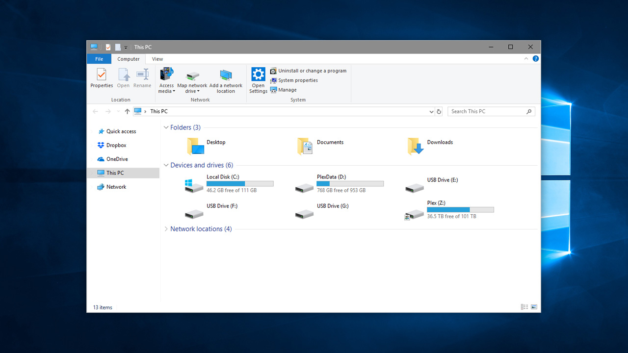How to Hide Empty Drives in the Windows File Explorer