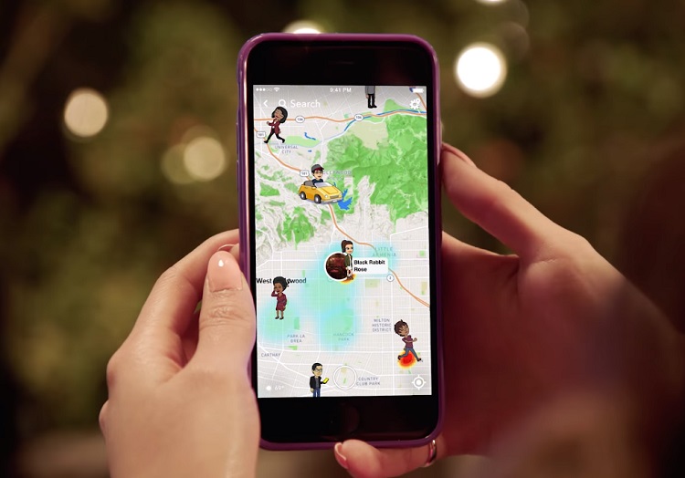 how to view friends location on snapchat