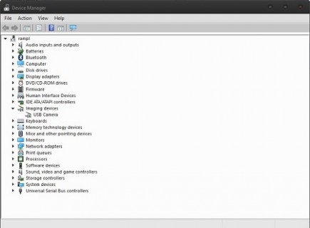 BUILT IN WEBCAM NOT WORKING visual data 3