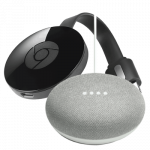 Google Home Mini and Google Chromecast