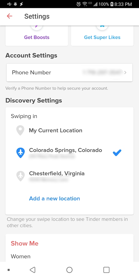 dating app you can change location