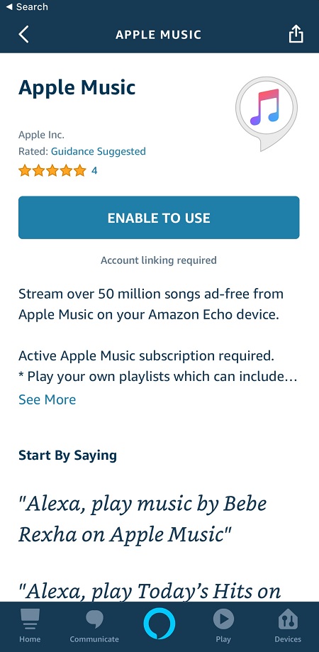 Apple Music and Amazon Echo