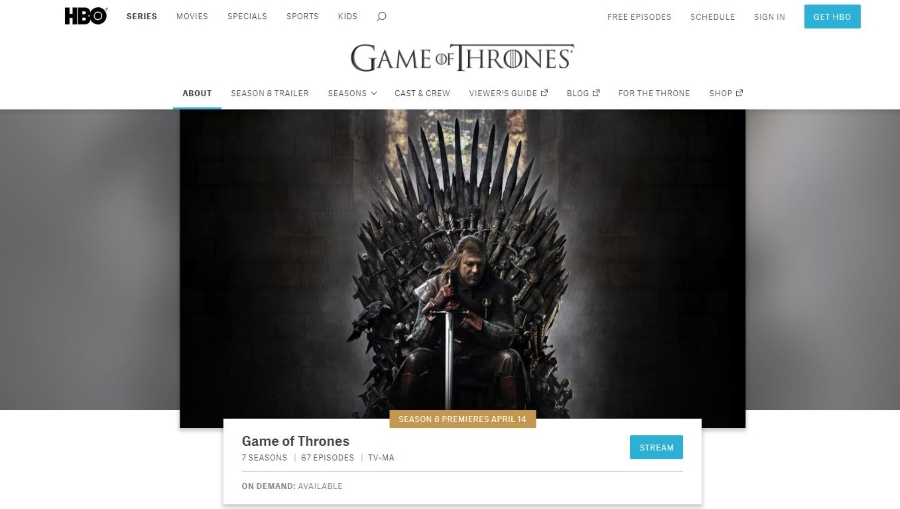 The Best Places to Watch Game of Thrones Online