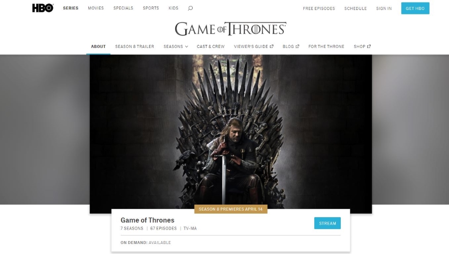 Watch Game Of Thrones Online Free Unblocked