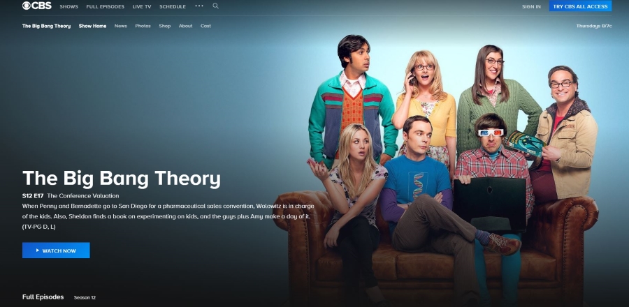 The Best Place to Watch The Big Bang Theory Online