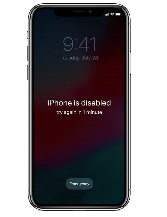 iPhone Is Disabled