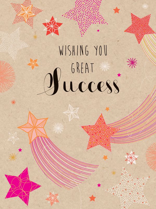 Birthday cards wishes with success