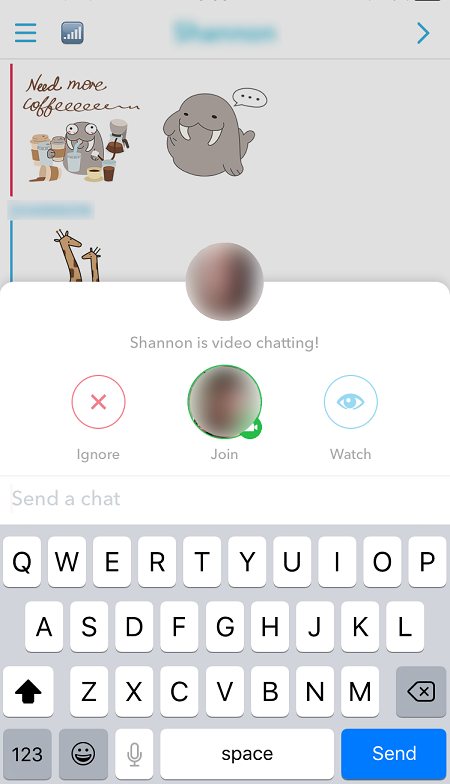 Snapchat join watch