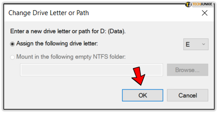 change letter for drive