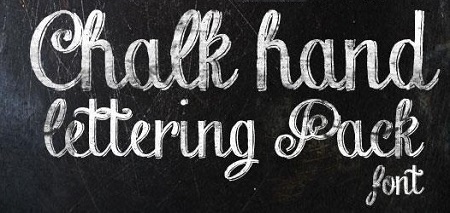 Chalk Hand Lettering Pack by Behance