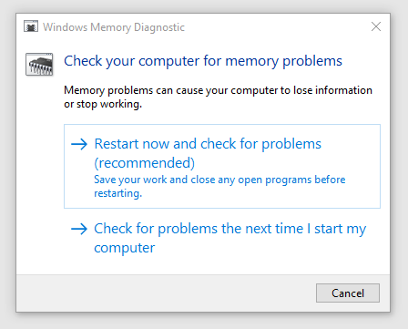 Check if Your Computer Has Bad Memory