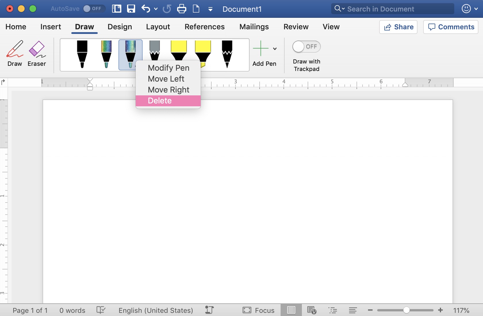 microsoft word for mac drawing toolbar