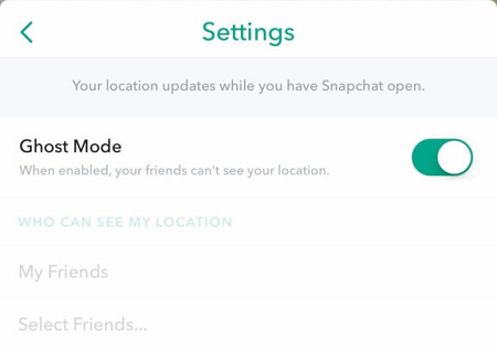 Disappear Yourself with Ghost Mode on the Snapchat Map