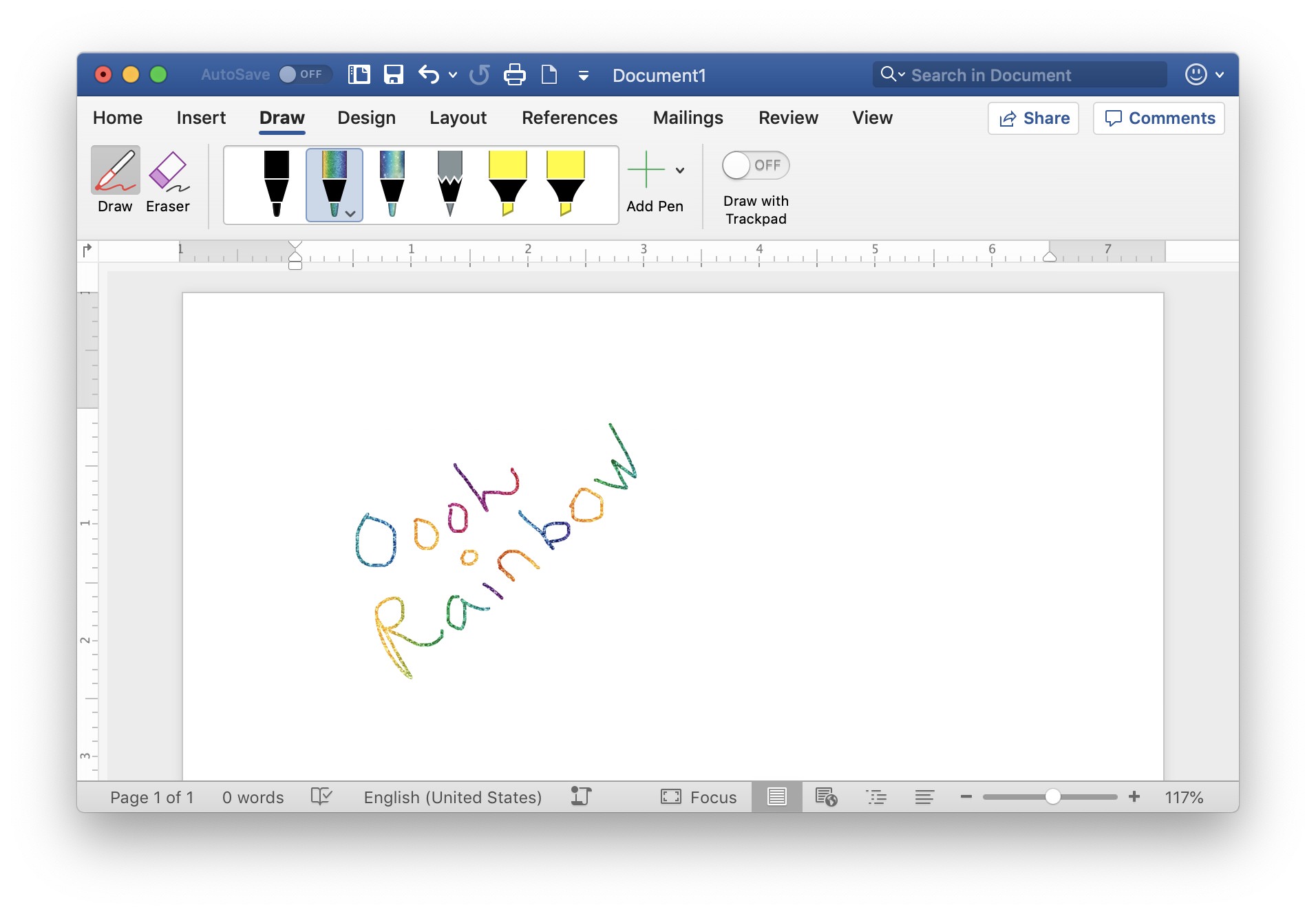 How To Draw In Word For Mac