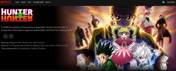 Watch Hunter x Hunter Streaming Online