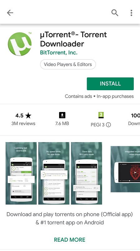 download torrents directly on to android