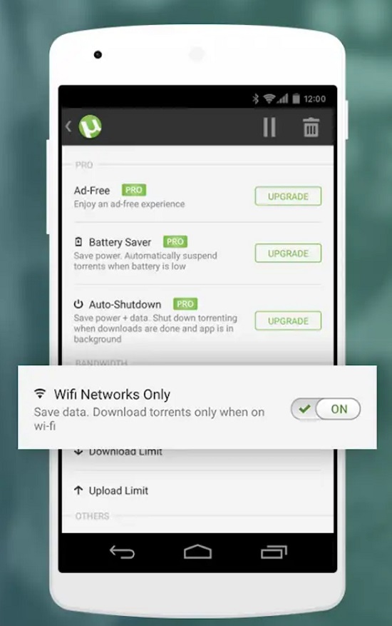 download torrents on to android