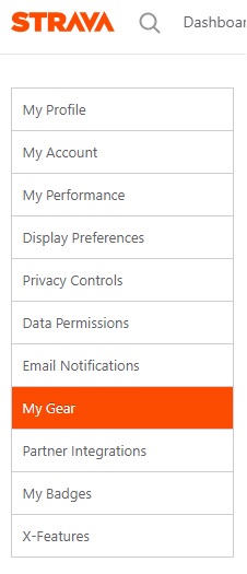 strava My Gear