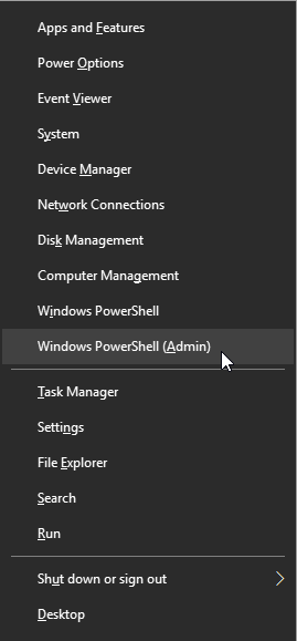 powershell admin