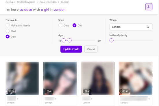 Badoo website