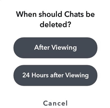 Change When a Message Expire on Snapchat