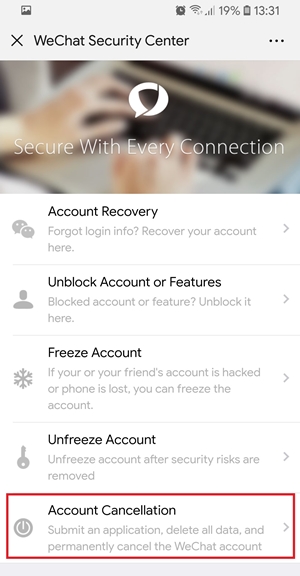 phone number unlink wechat