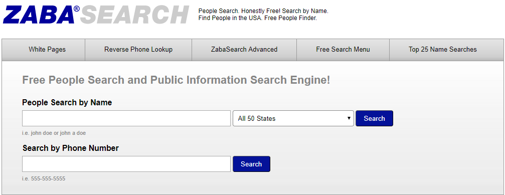 ZabaSearch