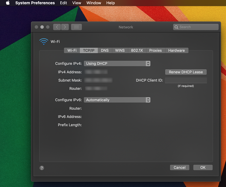 find your router IP address