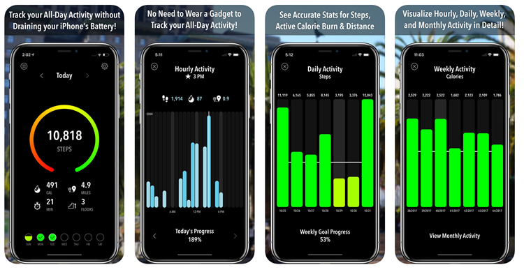 iphone best free pedometer apps
