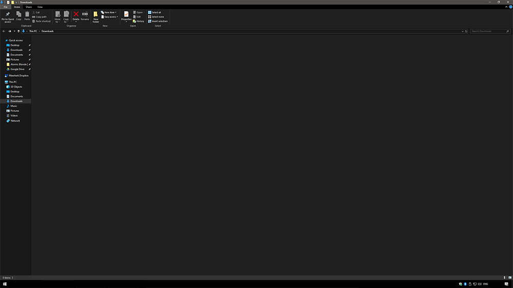 File Explorer Dark Theme Not Working