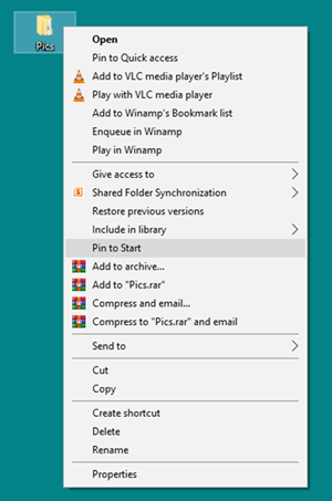 Win10 Context Menu