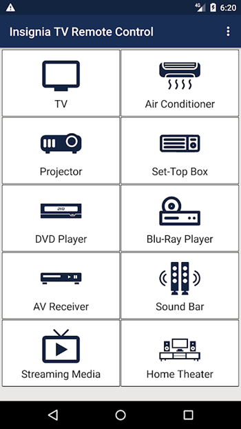 insignia remote control