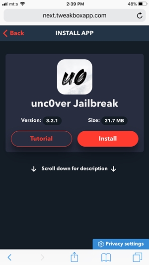 install app
