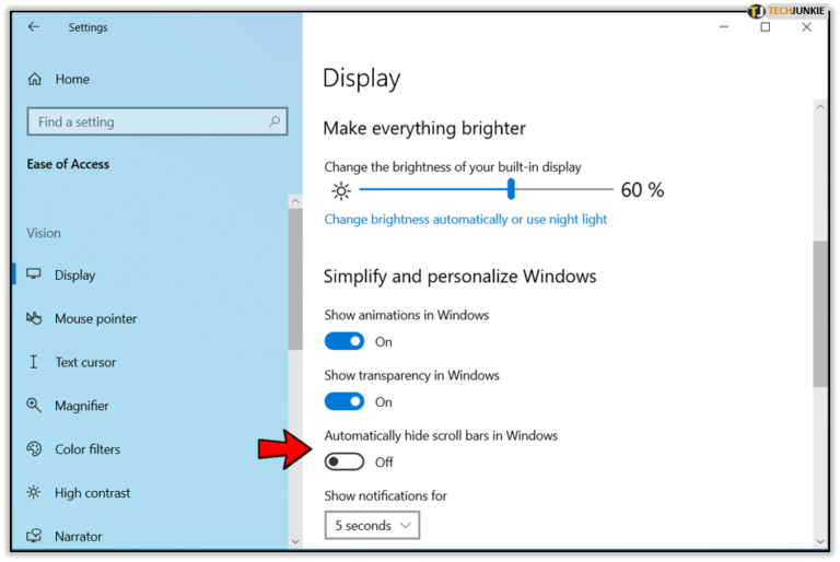 How To Make Scrollbars Always Show Tech Junkie