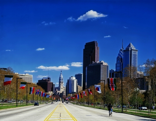 Benjamin Franklin Parkway Captions
