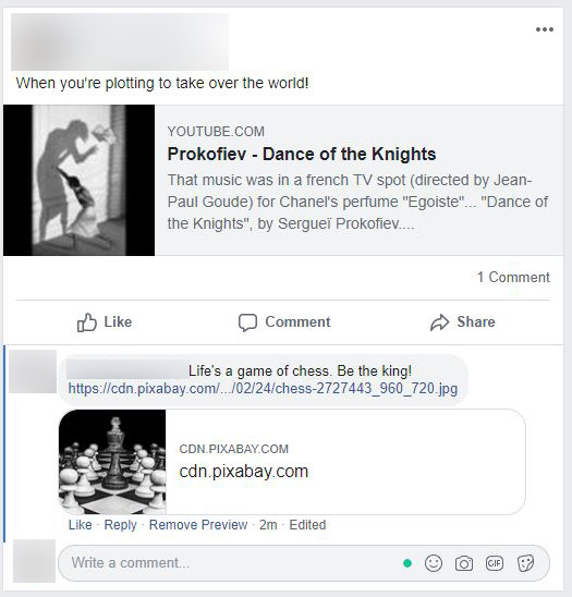 Change Photo Link Original