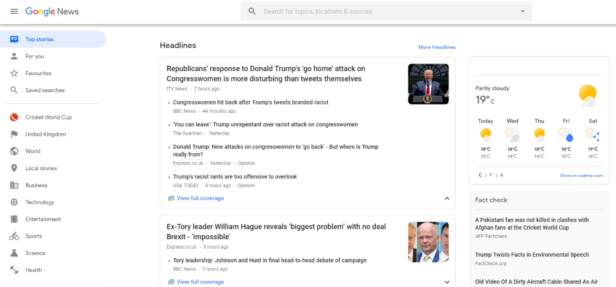 How To Change your Location in Google News